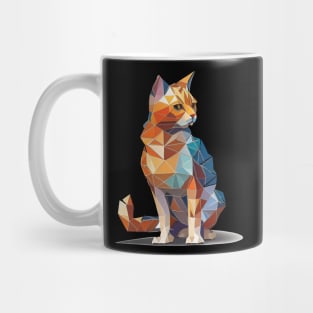 Colorful cute cat in pop art style - Cat Lover Mug